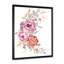 Bouquet de fleurs roses et mauves III - reproduction d'art sur toile-59624223-59624229