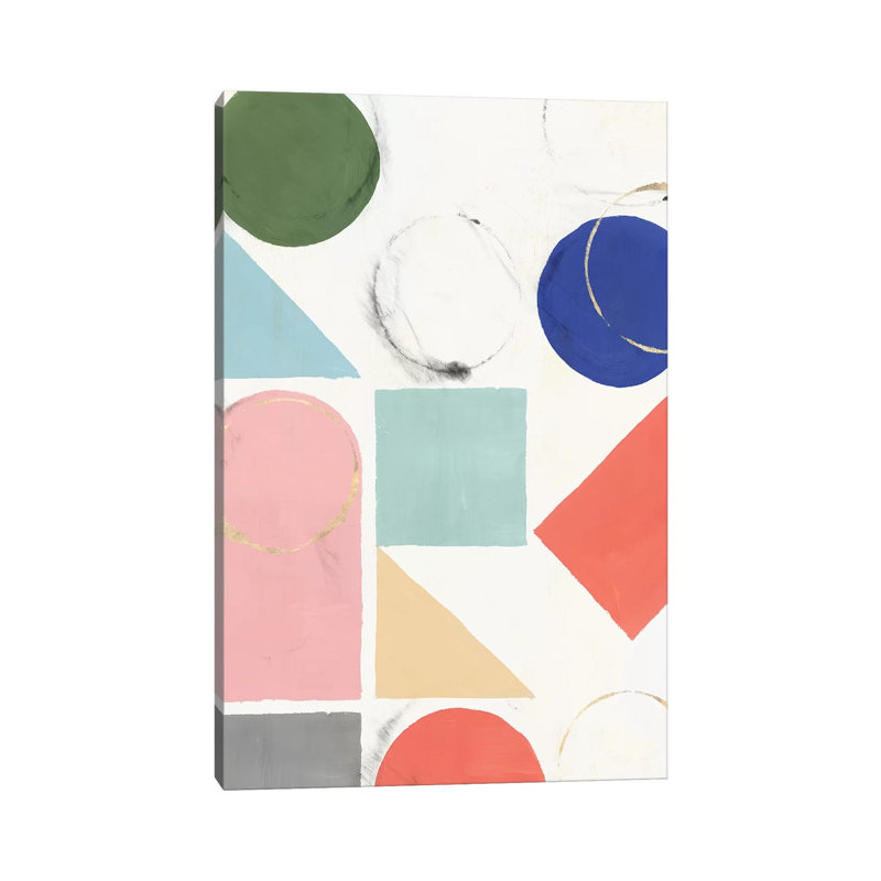 Fusion I by Isabelle Z - Print on Canvas, 152.5 cm H x 101.5 cm W x 3.175 cm D, Wrapped Canvas