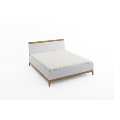 Alyssa UK Small Double - DE 120 X 190 Cm Solid Wood Ottoman Storage Bed