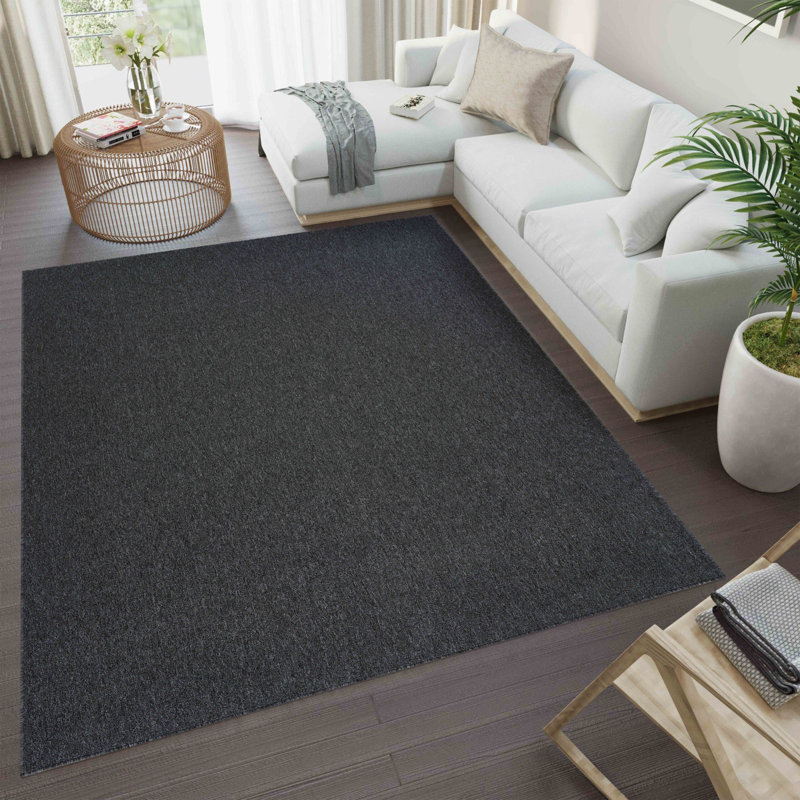 Souta Solid Colour Machine Tufted Shag Area Rug, Rectangle 200 x 290cm
