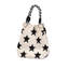 Sac à main tressé en plastique à motif étoiles, sac à main tricoté, léger et élégant, idéal pour les déplacements quotidiens, petit sac de rangement-33084215