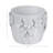 Adeline Planter Stoneware Ceramic Floral Design with Raised 3D Sculpted Flowers and Glossy Handcrafted Texture Detailing-1714305013-1714305012