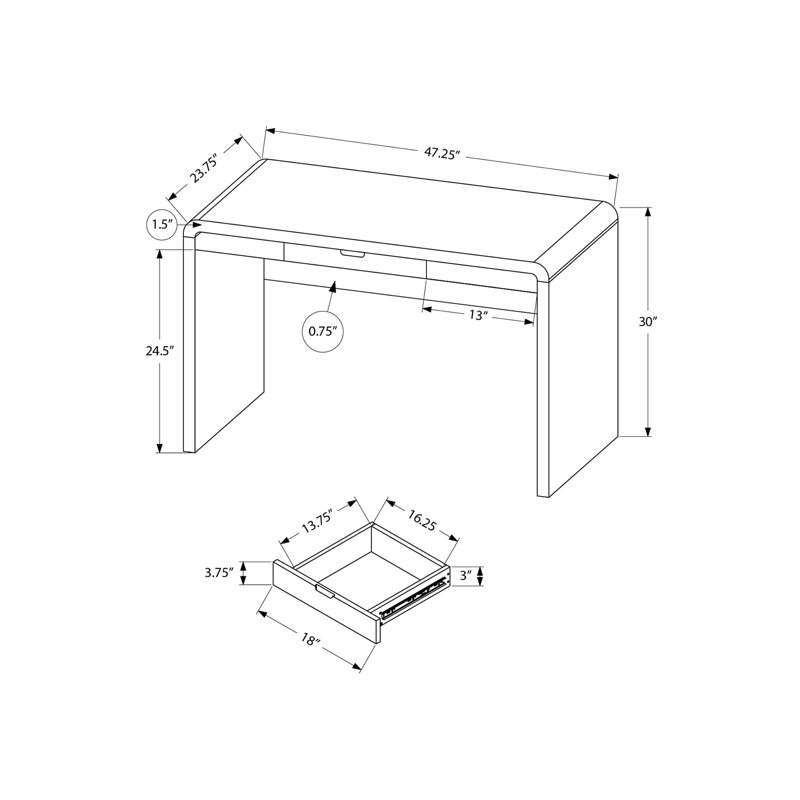 MDF Computer Desk
