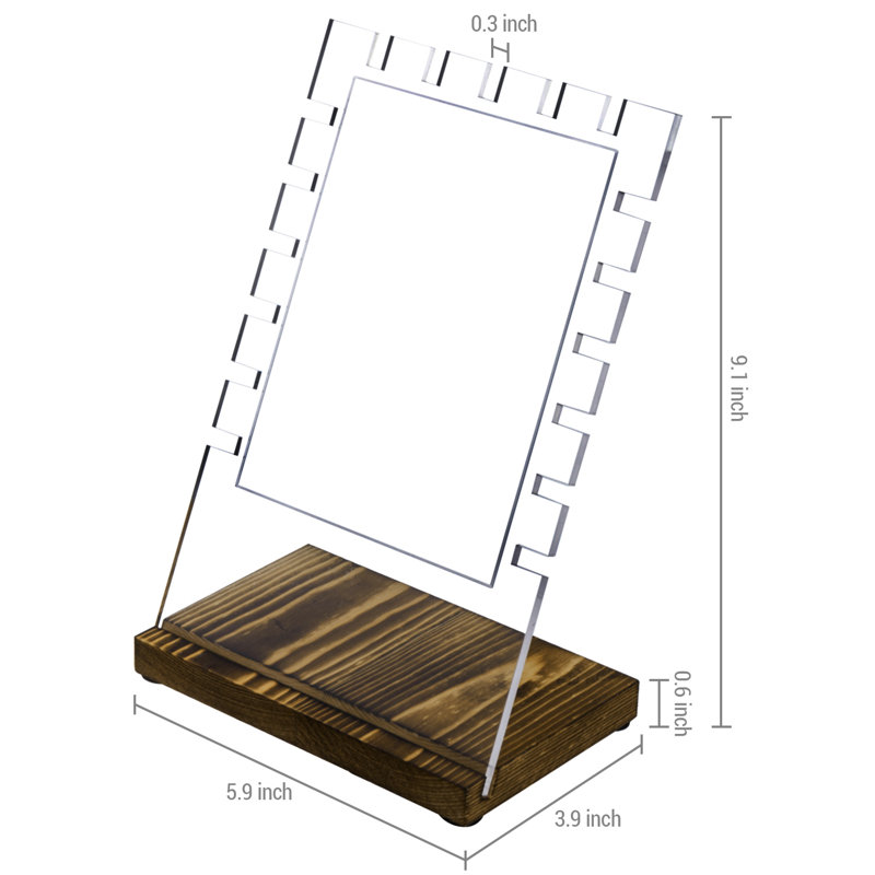 Modern Wood Necklace Holder Jewellery Stand