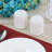 Gibson Mio 2.3 Inch Salt and Pepper Shaker Set in Sea Salt