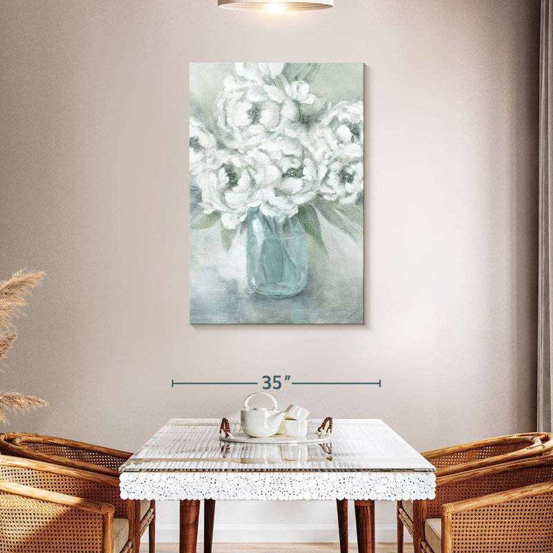 Harnek Peaceful Peonies, 45" H x 30" W
