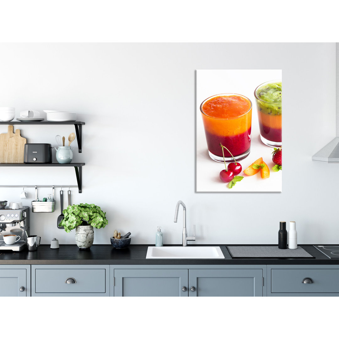 Glasbild Gesunde Fruchtsmoothies