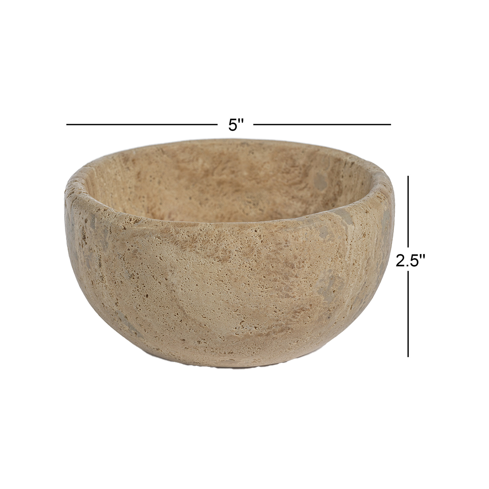 Margate Marble Serving Bowl, 5