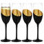 4 Piece 237ml Glass Flute Set-1399965480