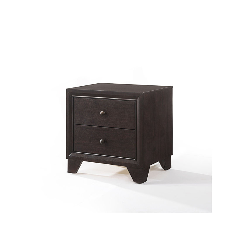 Wood Nightstand, End Table