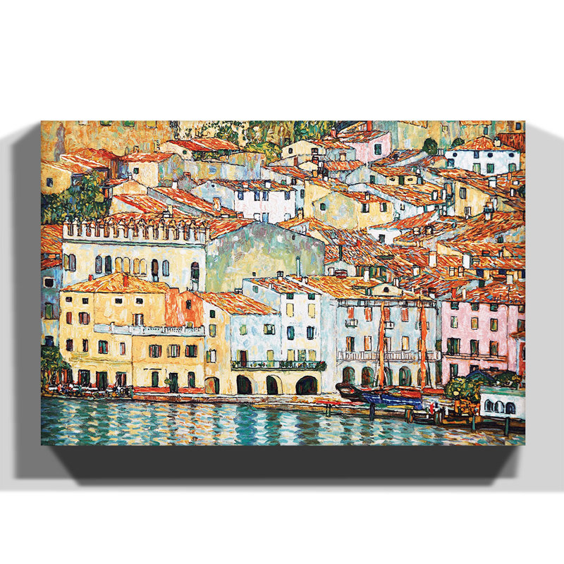 Gustav Klimt - Wrapped Canvas Painting, 70cm H x 100cm W