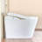 Tankless Smart Toilet With Bidet, Auto Flush, Auto Open/Close,Heated Seat, Warm Water and Dry, Foam Shield Function-121577207