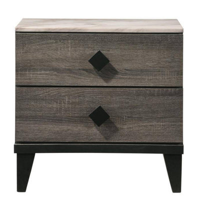 Table de chevet 2 tiroirs Justina