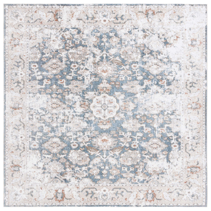 Tapis oriental lavable à la machine Holsworth Performance, Carré 6 pi 7 po