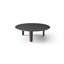  41" Black Solid Wood Round Coffee Table – Transitional