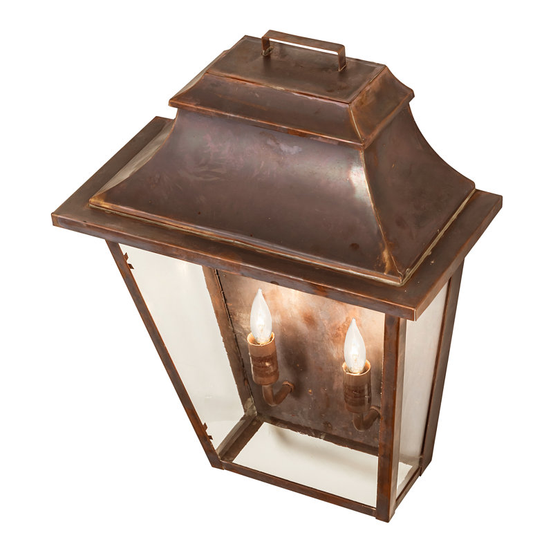 14" Wide Bastille Wall Sconce, 18" H x 14" W x 7" D