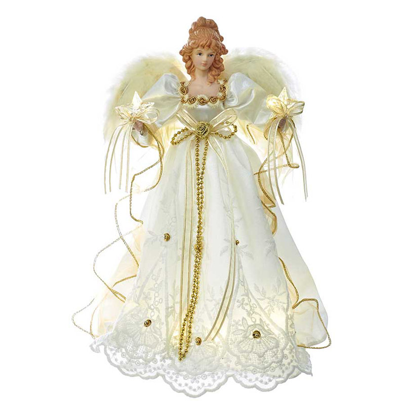Angel 14'' Christmas Lighted Tree Topper