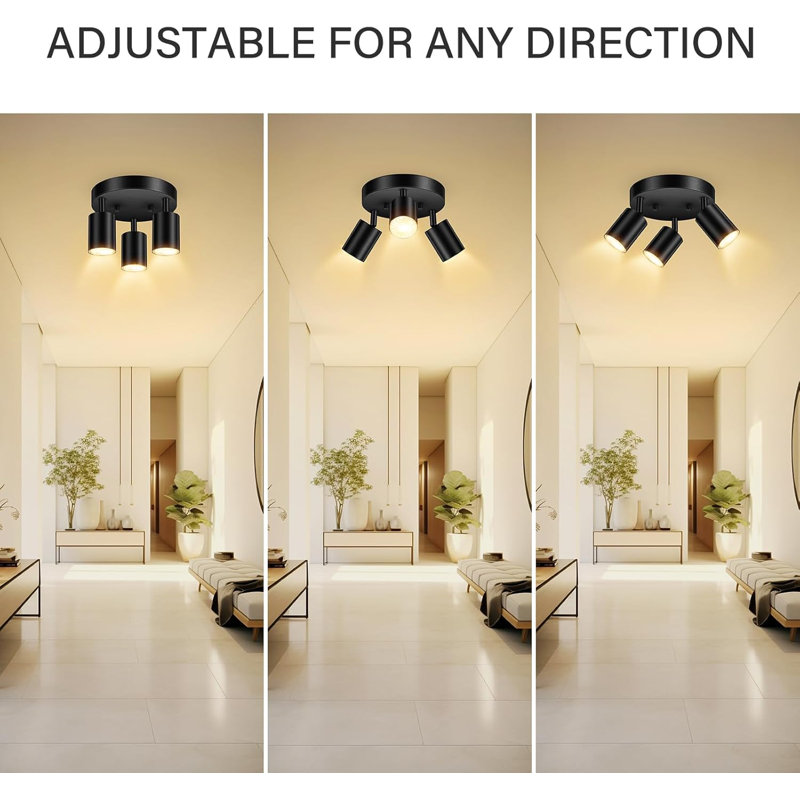 LED 3 Light Track Lighting Kit