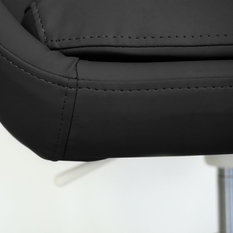 Chaise de travail Jeanae, Noir