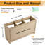Base de meuble-lavabo double autoportant 60 po Xarnby