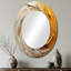 Miroir mural Golden Modern-400189959