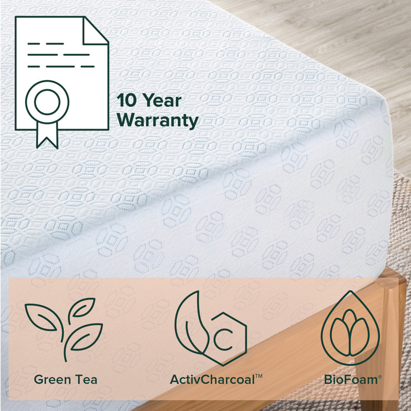 Wayfair Sleep™ 13.5'' Medium Cooling Gel Memory Foam Mattress, King