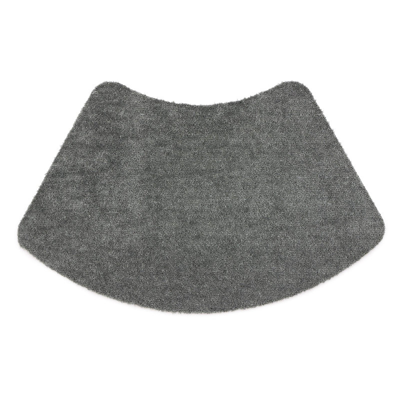 My Mat Soft Bathroom Curve bath mat, Grey