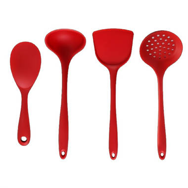 QXXSJ 8 -Piece Silicone Cooking Spoon Set