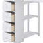 Lit mezzanine avec tiroirs de rangement, bureau et escalier, tablettes-2117900473