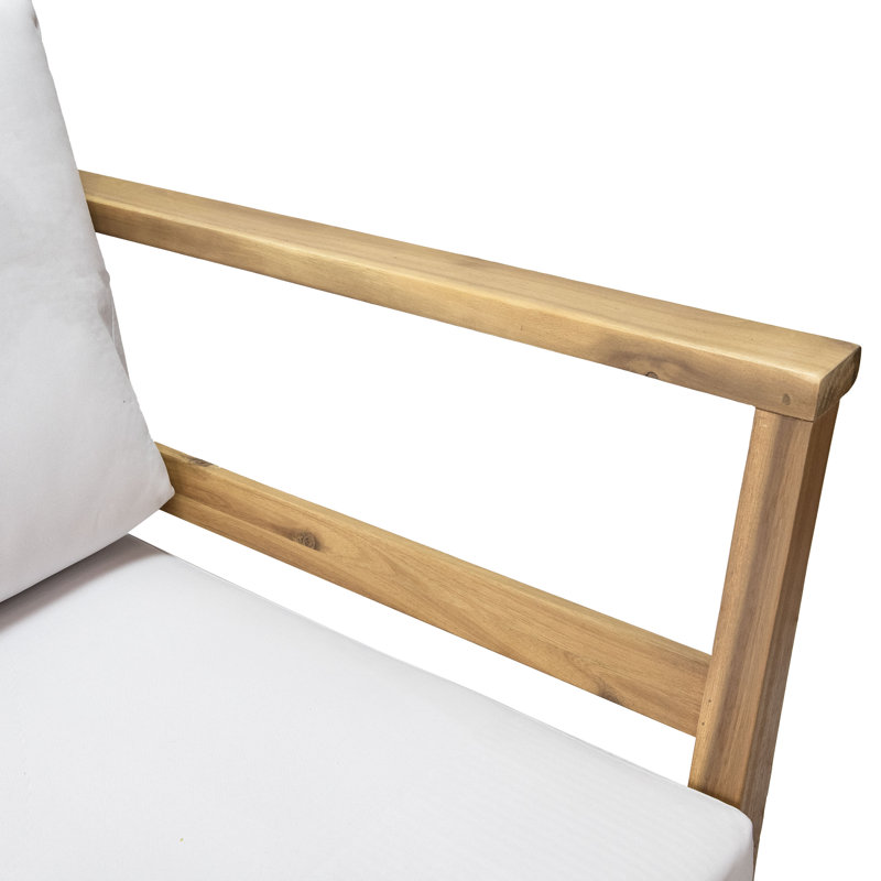 Causeuse de jardin en acacia Bodie