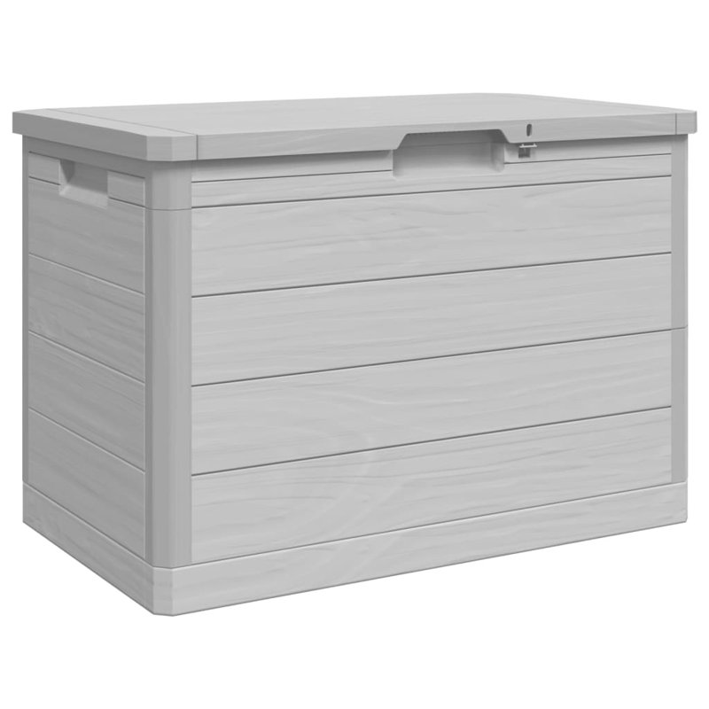Dakota Fields Cardell 77.5cm W 42.27L Water Resistant Plastic Lockable Deck Box, Grey