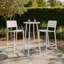 Table de bar d'extérieur moderne pour bistro