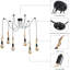 Guzzi 6 - Light Black Bulb Pendant