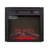 Electric Fireplace Insert 18" 1400W 120V ,Equipped With Remote Control, Ultra Thin Heater With Log Set & Realistic Flame