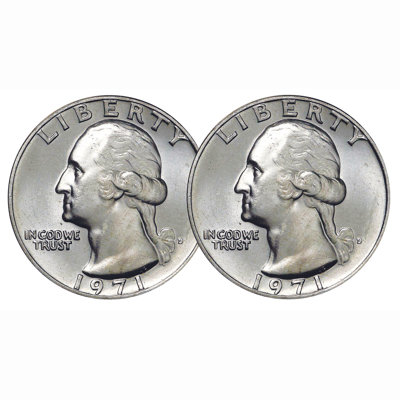 Pièce de monnaie à 2 têtes Coulson Washington
