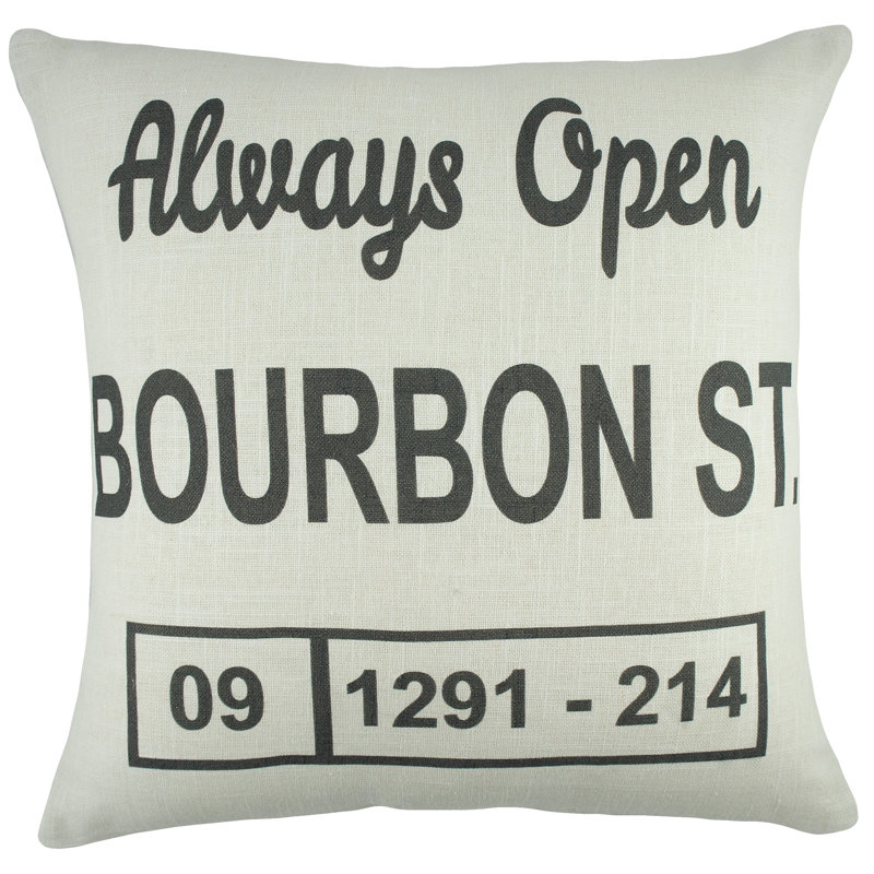 Cotton Reversible Throw Pillow