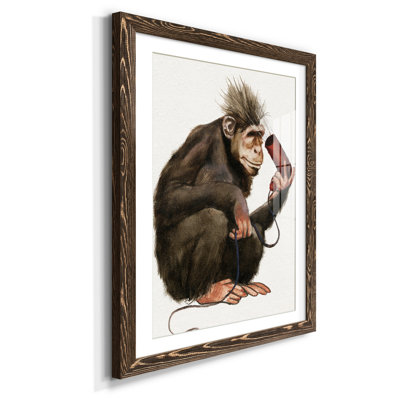 «Bath Animals I», reproduction d'art sur papier encadré