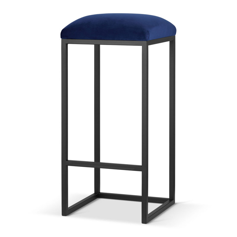 Malahni Upholstered Counter Stool with Metal Frame