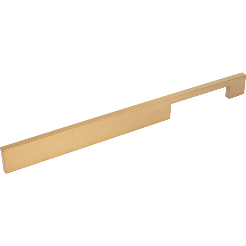 Linear 12" Center to Center Bar Pull, Honey Bronze