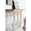 Console en bois brun de style rétro avec base complexe, surface de 32,3 po x 32 po et surface fonctionnelle de 32,3 po