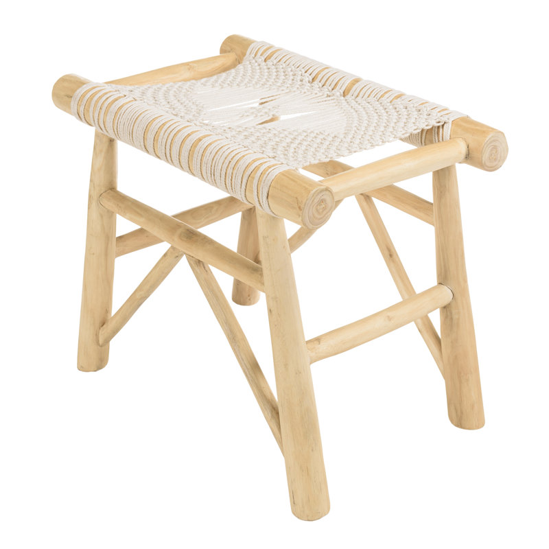 Cafferkey Solid Wood Accent Stool