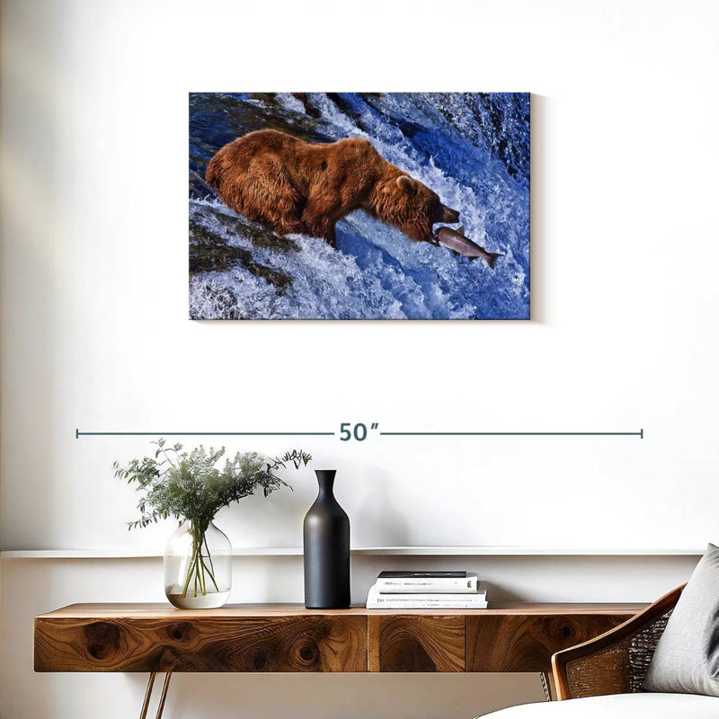 Brampt Bear Hunting, 20" H x 30" W