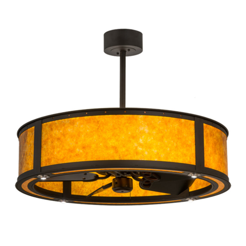 Smythe Craftsman LED Downrod Ceiling Fan