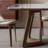Modern light luxury rock plate dining table sets-102147423