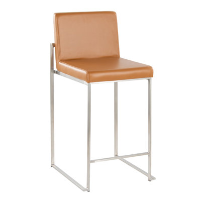 Contemporary High Back Barstool