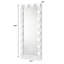 Meuble-lavabo 1pc avec miroir et miroir