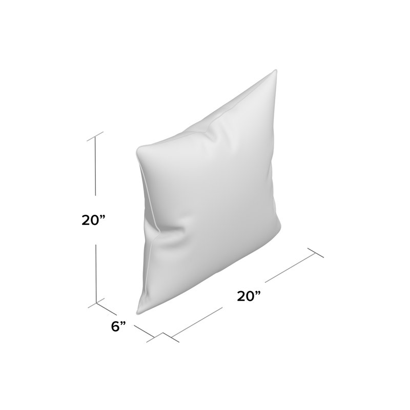 Taupe Linen Fringed Square Throw Pillow