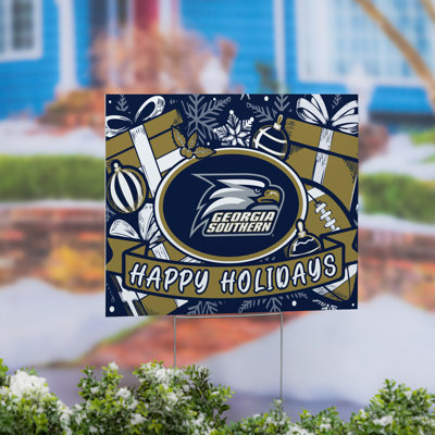 Georgia Southern University Yard Sign, Holiday