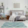 Myshaggy Collection Rugs Diamond Design in Duck Egg Blue