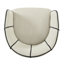 Chaise de salle à manger pivotante Kesslyn-126016345